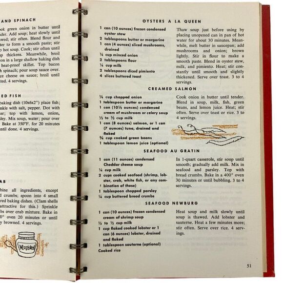A Campbell Cookbook Cooking with Soup Recipe Book by Carolyn Campbell 1960s - Picture 8 of 12